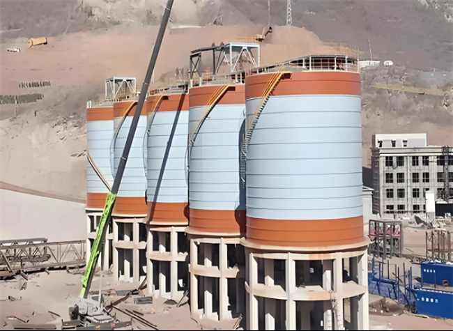 峨蔓镇高架钢板仓